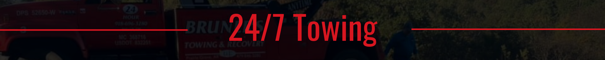 24/7 towing